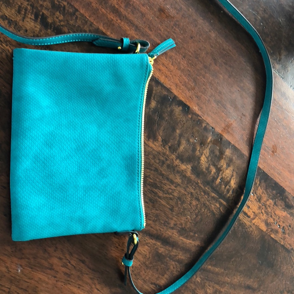 Teal crossbody